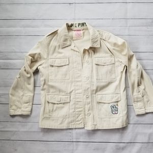 PINK unbleached muslin Jacket Medium